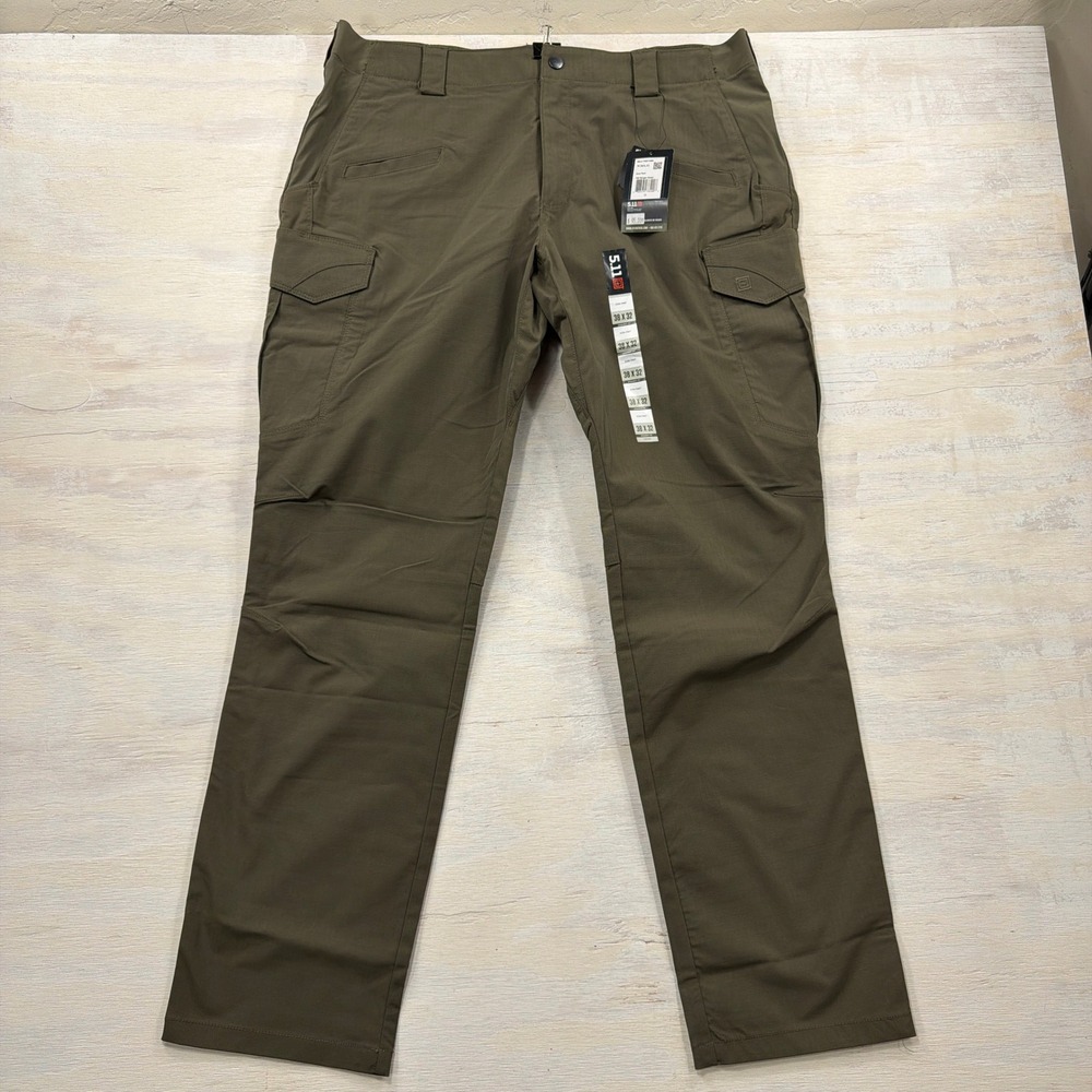 5.11 Tactical Icon Pant 38x32 Flex-Tac Ripstop Cargo Ranger Green Mens 74521ABR